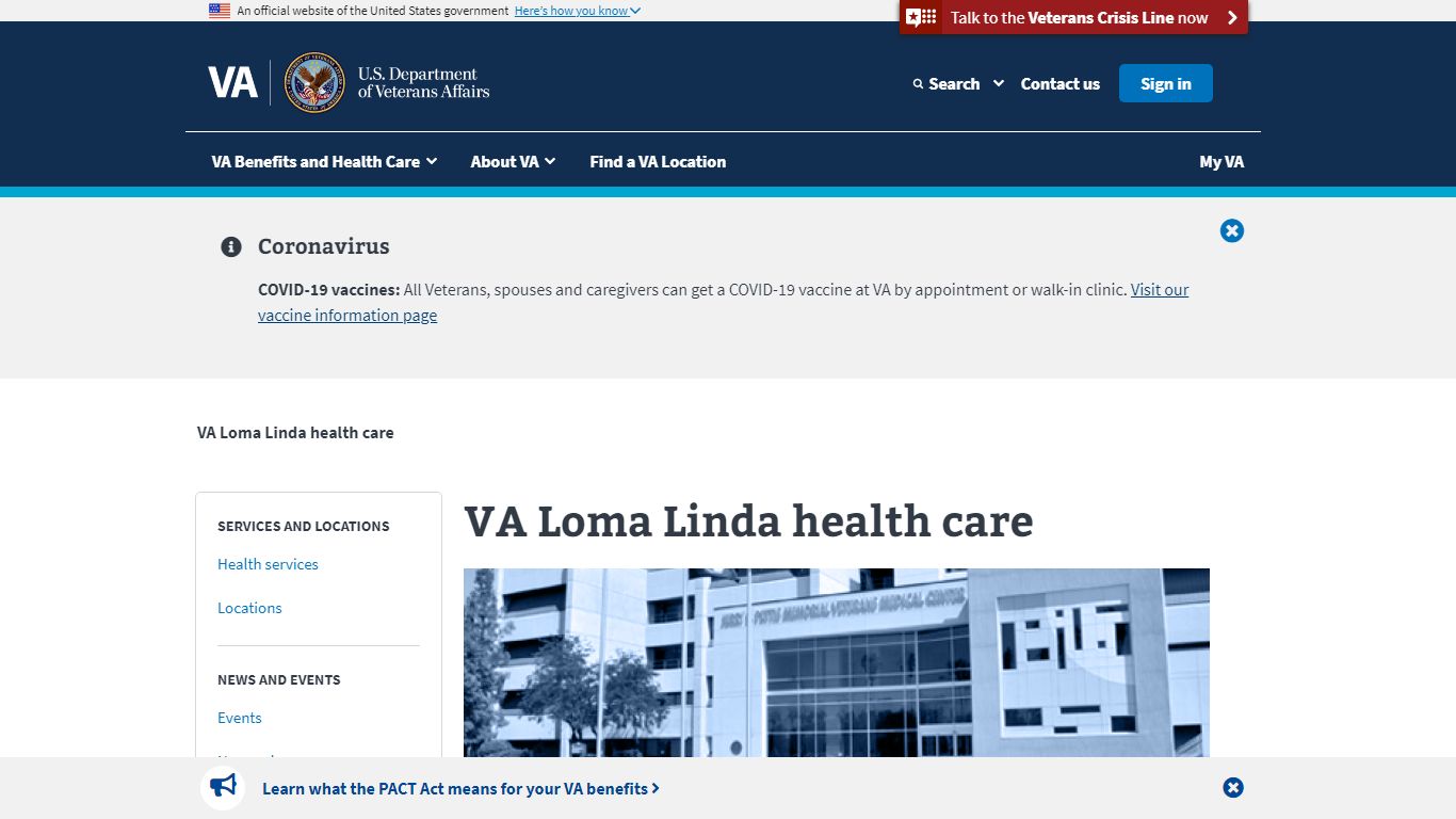 VA Loma Linda Health Care | Veterans Affairs