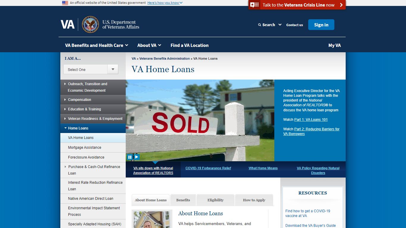 VA Home Loans Home